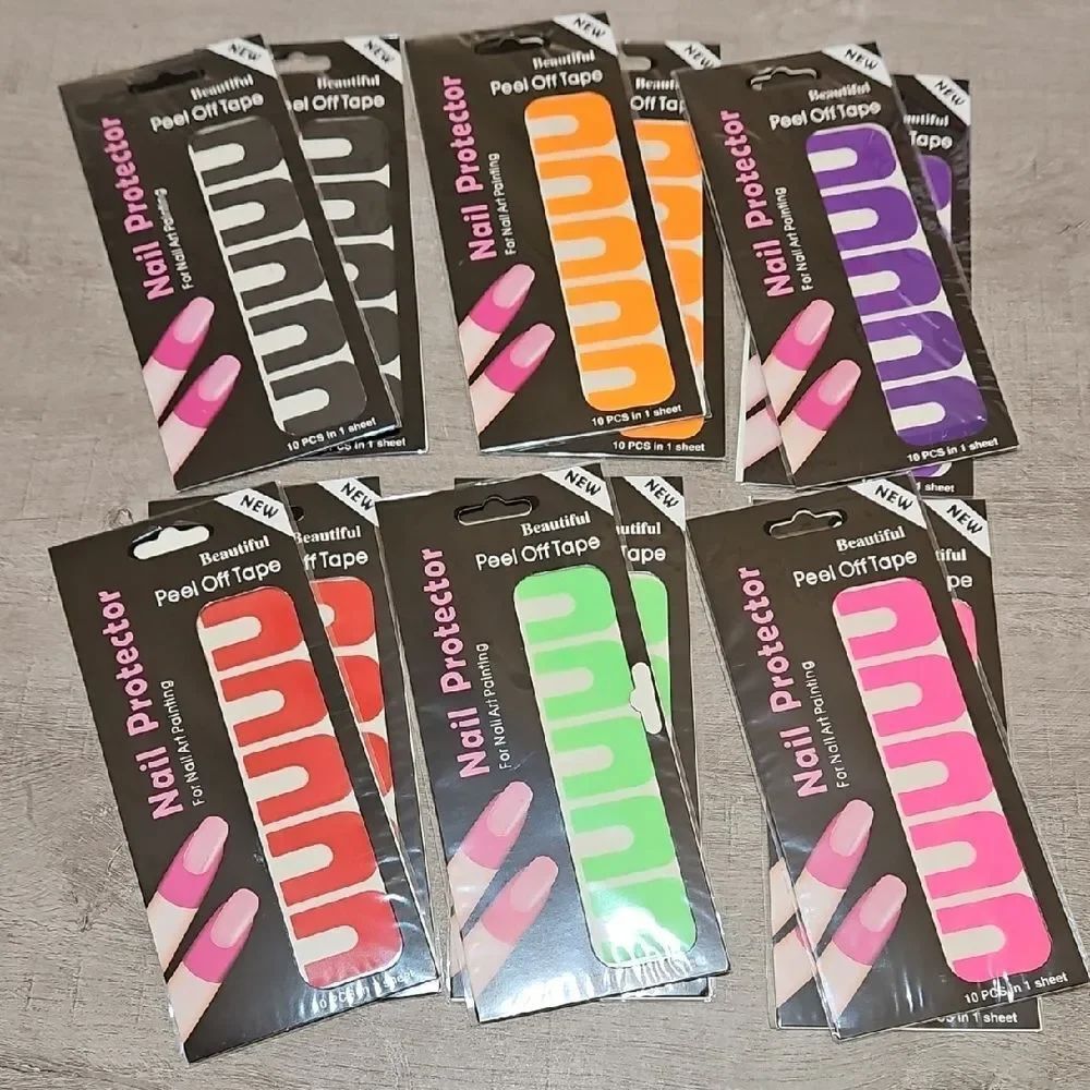 Colorful 🎁 Nail Protector Peel Off Tape Set